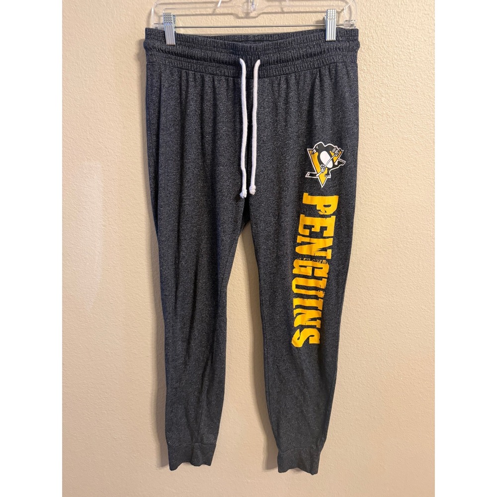 Bottom Drawers Pittsburgh Penguins Womens Sleepwear Pajama Pants Medium NHL